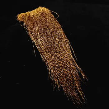 Umělá nástraha HENDS DRY FLY HACKLE - ZLATOOLIVOVÁ GRIZZLY DFH391 Velikost: M - hook 12-14