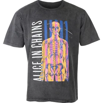 Pánské oblečení Tričko metal pánské Alice In Chains - Skeletal Stone Wash - ROCK OFF - AICTS23MC