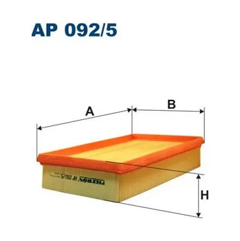 Filtr do auta Vzduchový filtr, , 46783546, FILTRON, AP 092/5