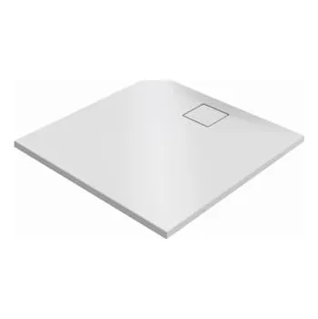 Sprchová vanička Sprchová vanička čtvercová Hüppe EasyFlat 90x90 cm litý mramor bílá matná EF0101.083