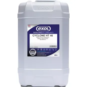 Příslušenství ke kompresoru Exol Cyclone HT 46, olej pro šroubové kompresory, kompresorový olej, ISO VG 46, 25l (Exol Lubricants Limited)