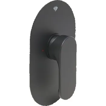 Vodovodní baterie Sprchová baterie SAT Fusion včetně podomítkového tělesa matná černá SATBSFU210CPC