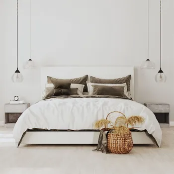 Noční stolek Noční stolky 2 ks se zásuvkou černé