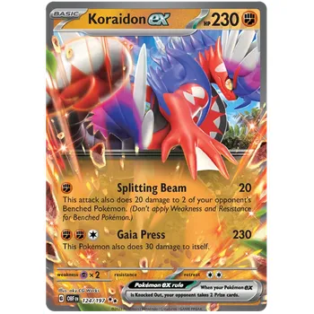 Sběratelská karetní hra Pokémon TCG Koraidon Ex 124/197