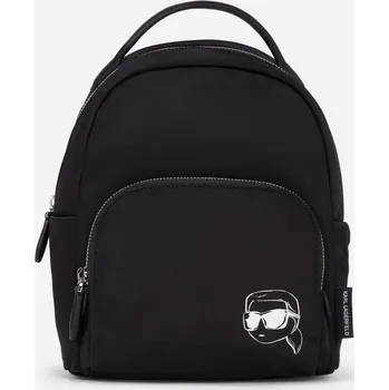 Kabelka BATOH KARL LAGERFELD IKON NYLON OUTLINE SM BP BLACK