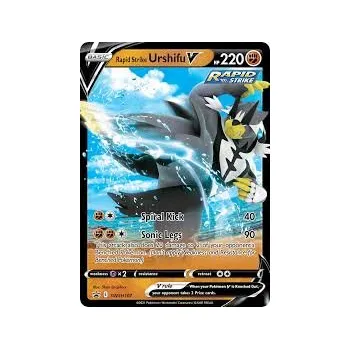 Sběratelská karetní hra Pokémon Rapid Strike Urshifu V - SWSH 107