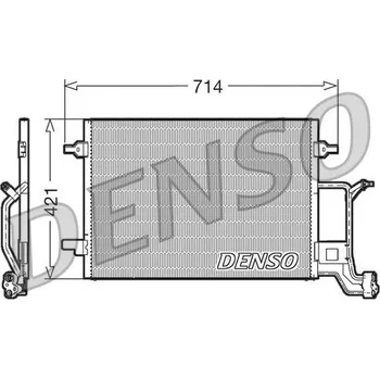 Výparník klimatizace Kondenzátor, klimatizace DENSO DCN32019