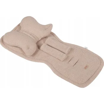 Příslušenství pro přepravu dětí Vložka do kočárku s polštářkem pro dítě Boucle béžová