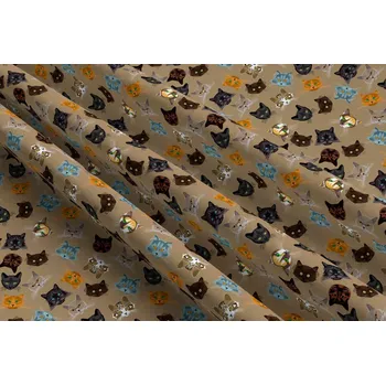 Vesna Technická tkanina KOČKY šíře 160 cm