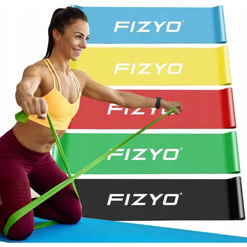 SADA 5x POSILOVACÍCH GUM POPRUHY GUMIČKY HIP BAND FITNESS