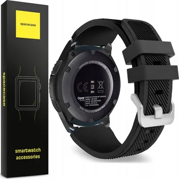 Řemínek na hodinky Univerzální 20mm řemínek Spacecase - černý