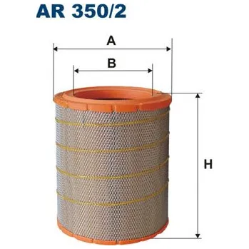 Vzduchový filtr Vzduchový filtr, , FILTRON, AR 350/2