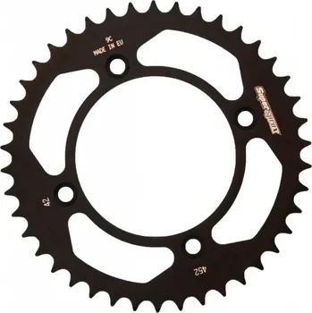 Řetězová sada pro motocykl Hliníková řetězová rozeta SUPERSPROX RAL-452:44-BLK černý 44 zubů, 415