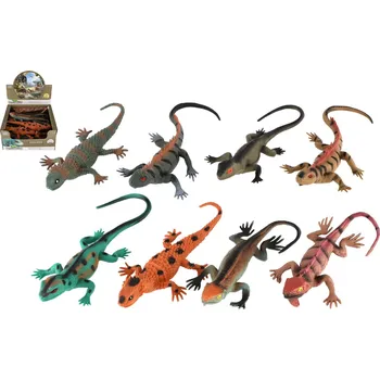 Figurka Ještěrka/Ještěr plast 20cm mix druhů 16ks v boxu