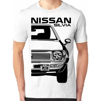 Nissan Silvia S10 Pánsky Tričko Khaki 3XL