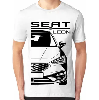 Seat Leon NEW Pánské Tričko Khaki S