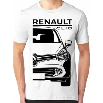 Renault Clio 4 Pánské Tričko Khaki S