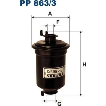 Autodíl Palivový filtr, , 2330087614, 2330087680, FF20046, FILTRON, PP 863/3