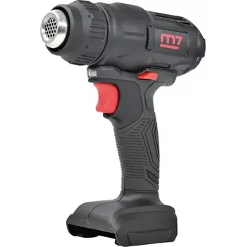 Horkovzdušná pistole Aku horkovzdušná pistole Mighty Seven M7 DHG-101 - 18V, 218mm, 550°C, 0.63kg, bez akumulátoru a nabíječky
