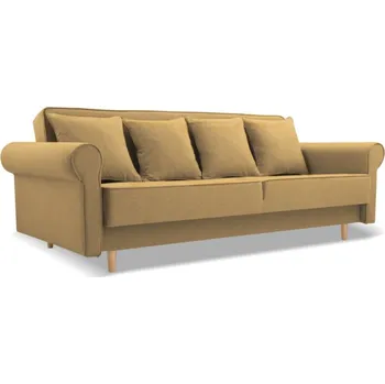 Pohovka Pohovka rozkládací KRYSTYNA Žlutá, Norn 65