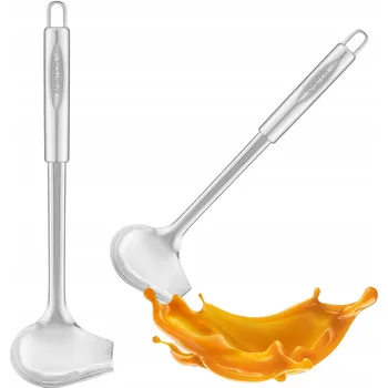 Naběračka MALÁ NABĚRAČKA NA OMÁČKU Z NEREZOVÉ OCELI 29 CM