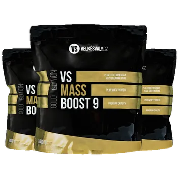 Anabolizér Velkésvaly.cz VS Mass Boost 9 - 3000g, Banán, Banán, Vanilka