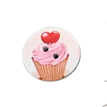 Knoflík Knoflík dřevěný - kouzelný knoflík I (3,0 cm)