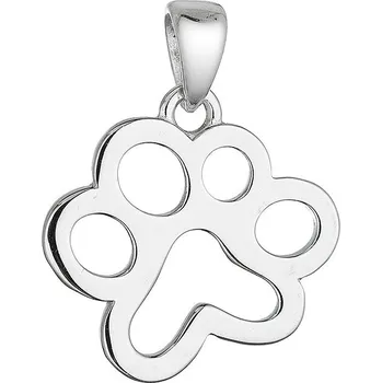 Přívěsek EVOLUTION GROUP CZ Stříbrný přívěsek tlapka - 64044