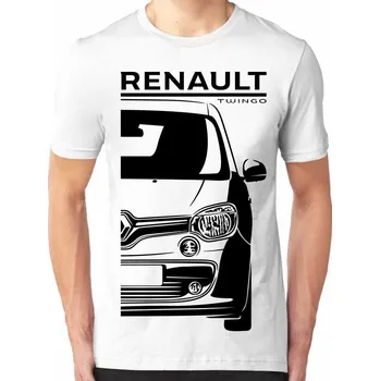 Renault Twingo 3 Pánské Tričko Khaki S