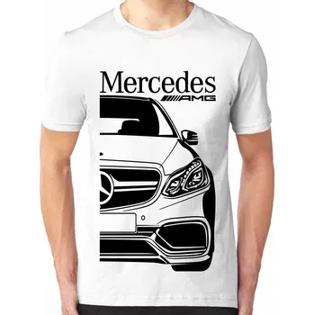 Mercedes AMG W212 Facelift Pánsky Tričko Khaki XL