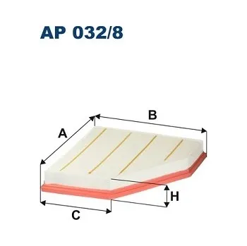 Autodíl Vzduchový filtr, , 13718605164, FILTRON, AP 032/8