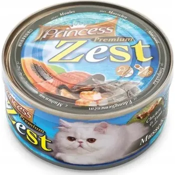 Krmivo pro kočku Princess Premium SADA Kuřecí tuňák s mušlemi 170g