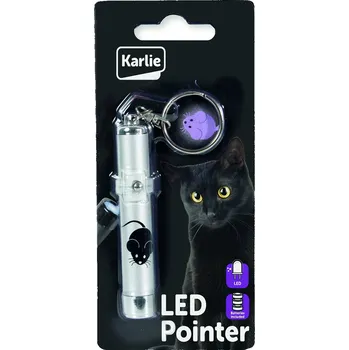 Hračka pro kočku Karlie-Flamingo LED ukazovátko myši, délka 8cm