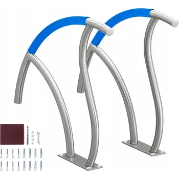 Zábradlí Bazénový žebřík Vevor 0 stupňů, 76,2 cm
