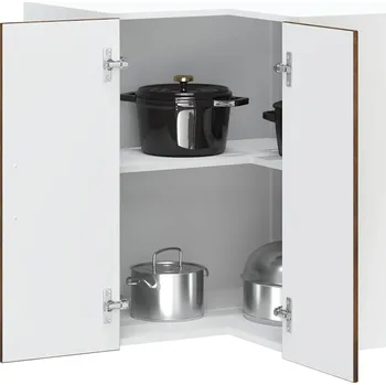 Kuchyňská skříňka Kuchyňská nástěnná rohová skříňka Kalmar kouřový dub kompozitní