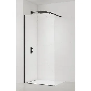 Sprchová zástěna Walk-in 150 cm SAT černá SATBWI150PRC