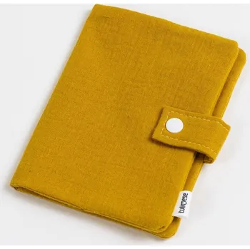 Obal na doklad Tulimese Obal mušelínový hořčicový