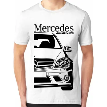 Mercedes AMG W204 Facelift Pánsky Tričko Khaki L