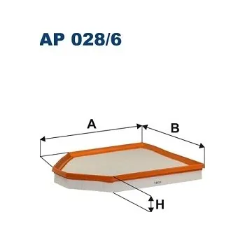 Autodíl Vzduchový filtr, , 13717601868, FILTRON, AP 028/6