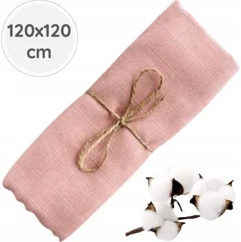 Zavinovačka ZAVINOVAČKA MUŠELÍNOVÁ PLENKA 120x120cm PREMIUM Česká výroba OD BabyU