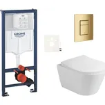 Závěsný WC set do lehkých stěn / předstěnová montáž Glacera Ava SIKOGRSAVASCGL0