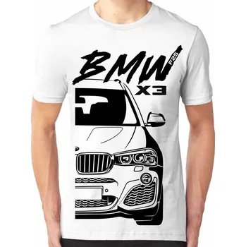 Pánské tričko BMW X3 F25 Facelift M Packet Pánsky Tričko Khaki 3XL
