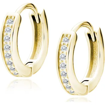 Náušnice Stříbrné náušnice HOOP GOLD Ag 925; ≤1,3 g. 5820227051