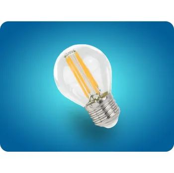 Žárovka E27 LED RETRO ŽIAROVKA G45, 5,5W, 700LM, 4000K [WOJ+14397_5,5W]