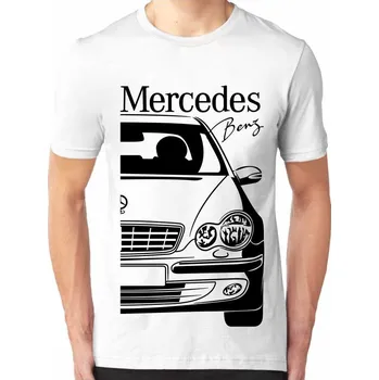 Pánské tričko Mercedes C W203 Pánsky Tričko Khaki XL