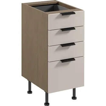 Kuchyňská linka Dolní skřínka SORENTO D40S4 - Baltic Storm/Béžová