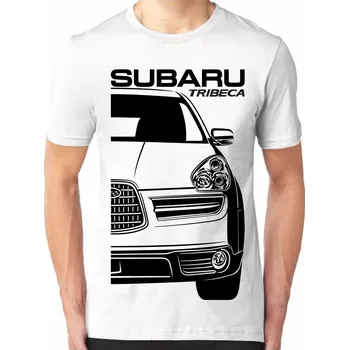 Subaru Tribeca Pánské Tričko Khaki 3XL