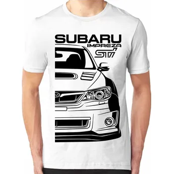 Subaru Impreza 3 WRX STI Pánské Tričko Khaki 3XL