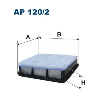 Autodíl Vzduchový filtr, , 1500A098, 1500A358, 8972519440, 8973692930, X1500A098, FILTRON, AP 120/2