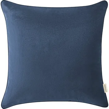 Polštář Dekorativní povlak na polštář 40x40 cm velurový Bianca, tmavě modrý